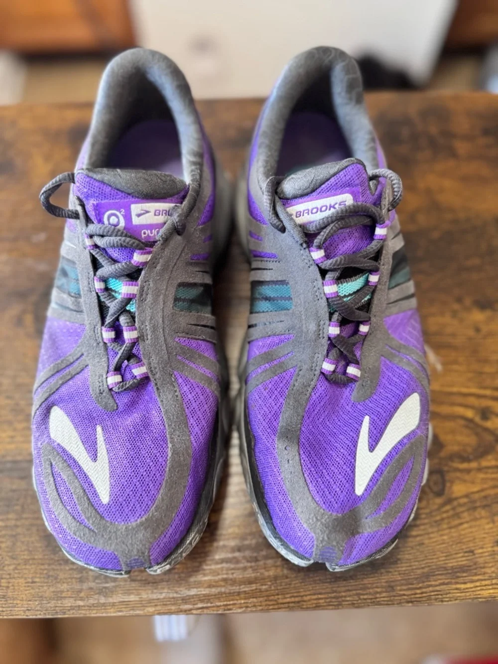 Brooks PureCadence 2 Running Shoes - Purple & Gray - Size 9